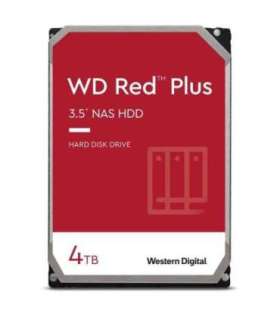 Western Digital Red Plus WD40EFPX internal hard drive 3.5" 4000 GB Serial ATA III