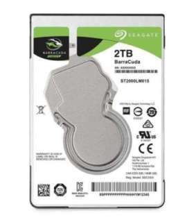 Seagate BarraCuda internal hard drive 2 TB 5400 RPM 128 MB 2.5" Serial ATA III (ST2000LM015)