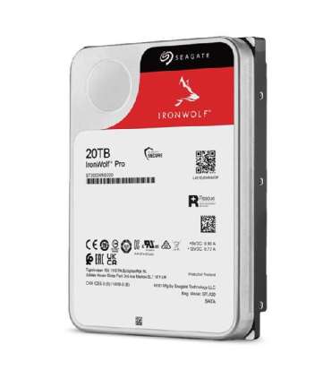Seagate IronWolf Pro ST20000NT001 internal hard drive 20 TB 7200 RPM 256 MB 3.5"