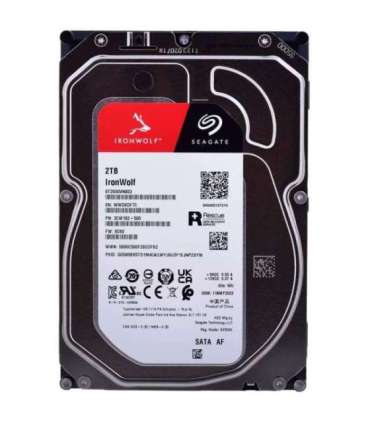 Seagate IronWolf internal hard drive 2 TB 256 MB 3.5" Serial ATA III (ST2000VN003)