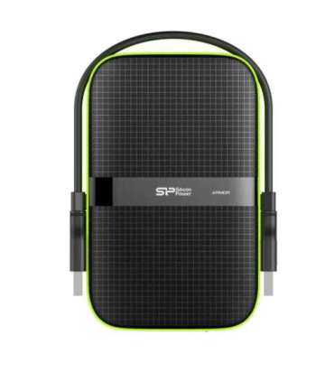 Silicon Power Armor A60 external hard drive 4000 GB Black, Green