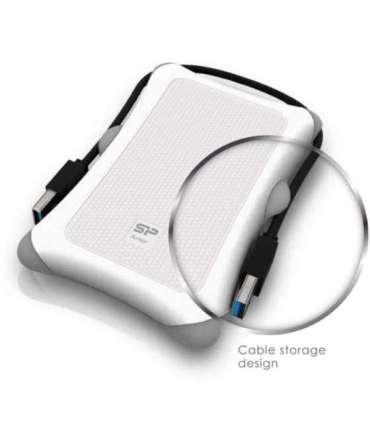 Silicon Power Armor A30 external hard drive 1 TB White