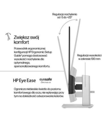 HP Series 5 27-inch FHD height-adjustable monitor - 527sh