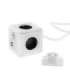 Tellur Power Cube Extended, Power strip 4 Outlets + 2xUSB ports, 1.5m cable white