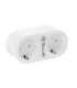 Tellur WiFi AC Dual Plug, Energy reading, 16A, 2400W