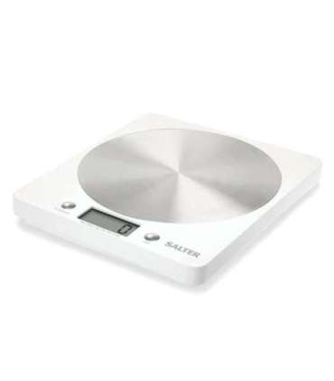 Salter 1036 WHSSDREU16 Disc Electronic Digital Kitchen Scales - White