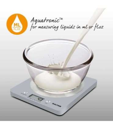 Salter 1036 WHSSDREU16 Disc Electronic Digital Kitchen Scales - White