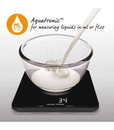 Salter 1180 BFEU12  Phantom Digital Kitchen Scale Black