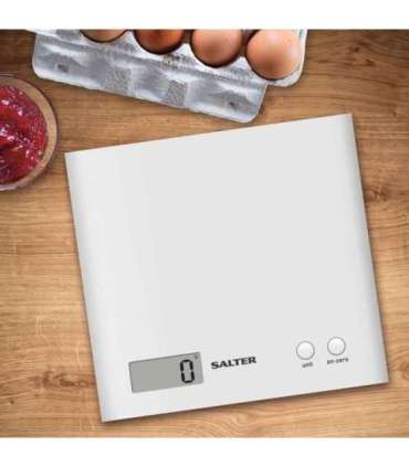 Salter 1066 WCFEU12 Arc Digital Kitchen Scale - White