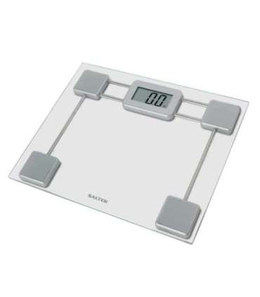 Salter 9081 SV3R Toughened Glass Compact Electronic Bathroom Scale
