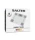 Salter 9081 SV3R Toughened Glass Compact Electronic Bathroom Scale