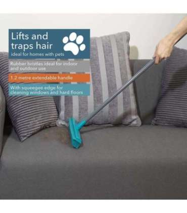 Beldray LA024350TQFEU7 Pet Plus+ Rubber Head Broom