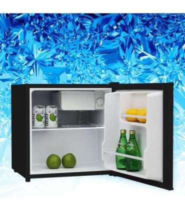 Manta MM515PSL Fridge 46L Silver inox/black