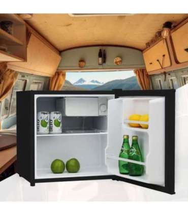 Manta MM515PSL Fridge 46L Silver inox/black