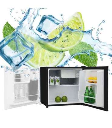 Manta MM515PSL Fridge 46L Silver inox/black