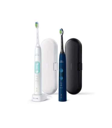 Philips Sonicare ProtectiveClean 5100 ProtectiveClean 5100 HX6851/34 2-pack sonic electric toothbrushes with accessories
