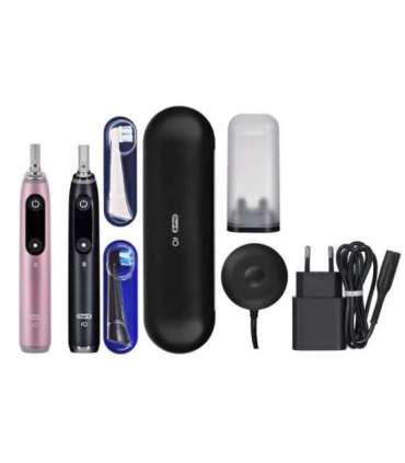 Oral-B iO 80363731 electric toothbrush Adult Rotating-oscillating toothbrush Black, Silver