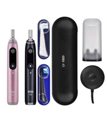 Oral-B iO 80363731 electric toothbrush Adult Rotating-oscillating toothbrush Black, Silver