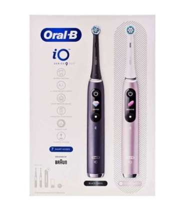 Oral-B iO 80363731 electric toothbrush Adult Rotating-oscillating toothbrush Black, Silver