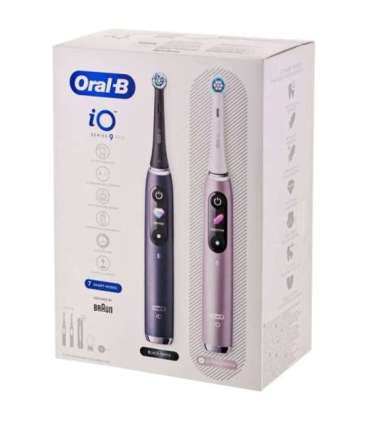 Oral-B iO 80363731 electric toothbrush Adult Rotating-oscillating toothbrush Black, Silver