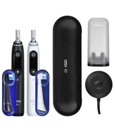 Oral-B iO Series 7 Duo Pack Magnetic toothbrush Black, White
