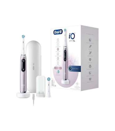 Braun  iO Series 9 Rose Quartz electric toothbrush