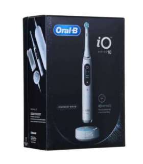 ORAL-B iO Series 10 Stardust White Electric toothbrush + iO Sense charger White