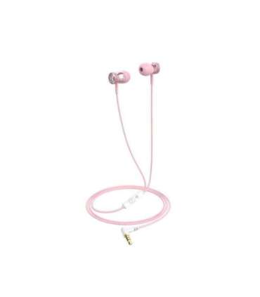 Havit E303P wired headphones pink