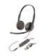 Poly Blackwire 3225 Stereo USB-C Headset +3.5mm Plug +USB-C/A Adapter (Bulk)