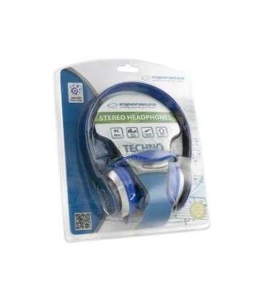 Esperanza EH145B headphones/headset Wired Head-band Music Blue