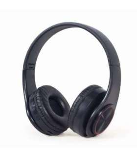 Gembird BHP-LED-01 headphones/headset Wired & Wireless Head-band Music/Everyday Micro-USB Bluetooth Black