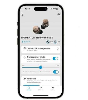 Sennheiser Momentum True Wireless 4 Headphones - Black Cooper