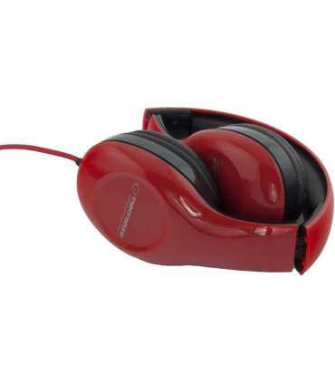 Esperanza EH138R headphones/headset Head-band Black,Red