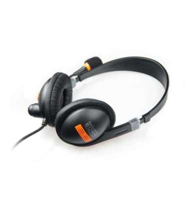 NATEC Drone Headset Wired Head-band Calls/Music Black, Orange