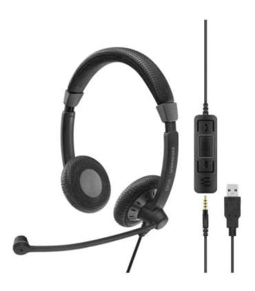 EPOS SENNHEISER IMPACT SC 75 USB MS Headset Wired Headband Connectivity/Music USB Type-A Black