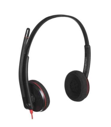 Poly Blackwire 3220 Stereo USB-C Headset +USB-C/A Adapter (Bulk)