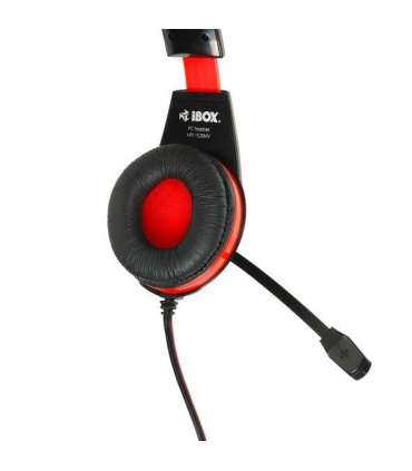 Headphones with microphone I-Box HPI 1528 MV black