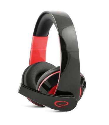 Esperanza EGH300R Headset Wired Head-band Gaming Black, Red