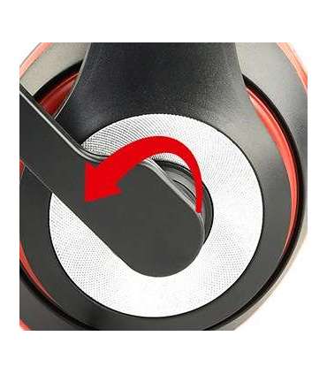 Gembird MHS-03-BKRD headphones/headset Wired Head-band Gaming Black, Red