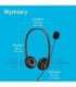 HP Stereo USB Headset G2 Wired Head-band Office/Call center Black