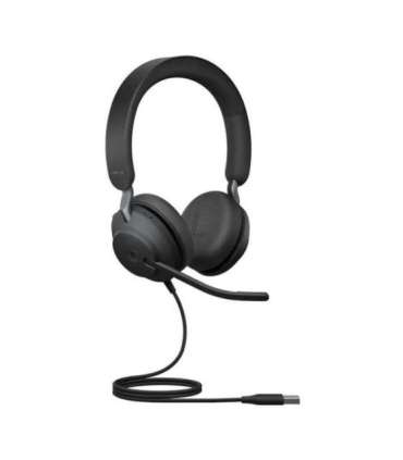Jabra Evolve2 40 SE Headset Wired Head-band Calls/Music USB Type-A Black