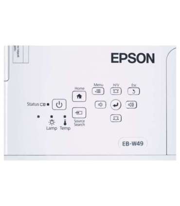 Epson EB-W49 data projector Desktop projector 3800 ANSI lumens 3LCD WXGA (1280x800) White