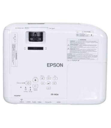 Epson EB-W06 data projector Portable projector 3700 ANSI lumens 3LCD WXGA (1280x800) White