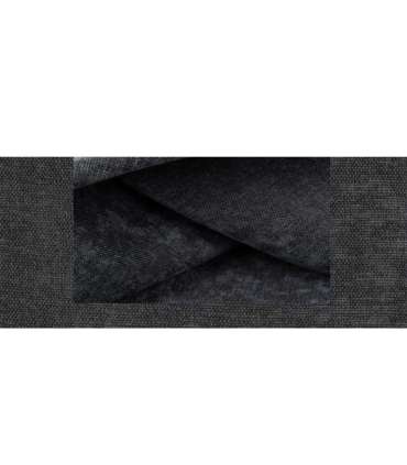 Kontinentaalvoodi LEVI 160x200cm, madratsiga, tumehall, 163x210xH114,5cm