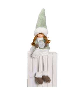 Dekoratsioon FUN SAARA H59cm, tüdruk, roheline