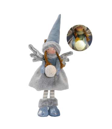 Dekoratsioon FUN MAIA H45cm, tüdruk, sinine