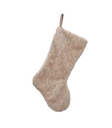 Jõulusokk FUN SWEET H53.3cm, beež