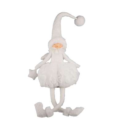 Dekoratsioon FAB EMILIA H83cm, päkapikk, valge