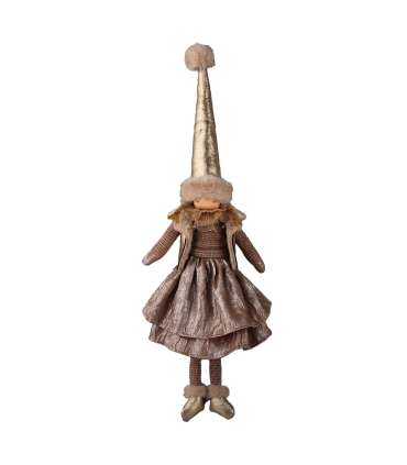 Dekoratsioon FAB ELSA H51cm, päkapikk, kuldne