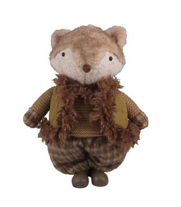 Dekoratsioon FAB ROBIN H37.5cm, rebane, roheline